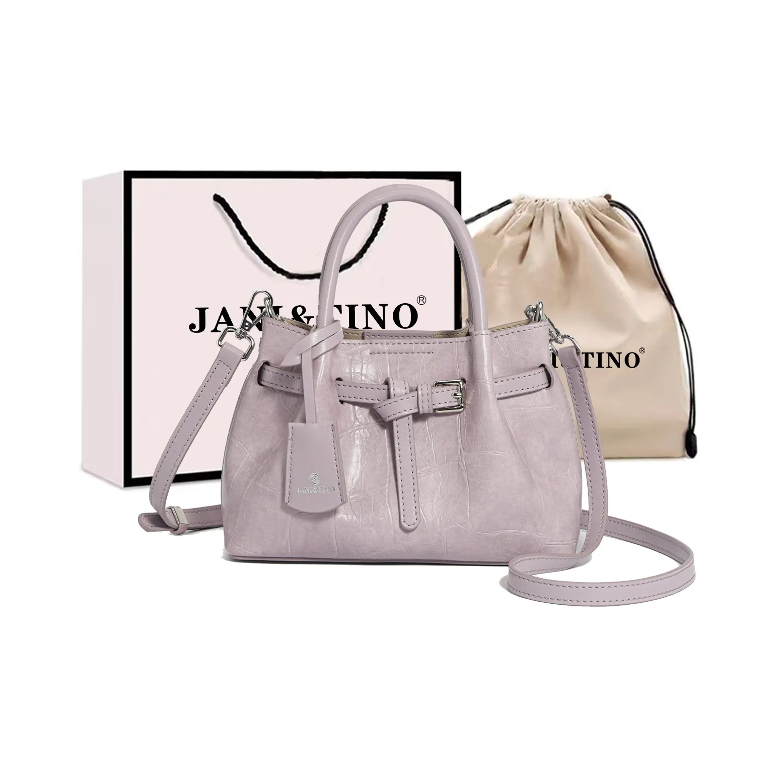 JANITINO ПУ (полиуретан) Сумка через плечо Сумка Женская Таро Фиолетовый