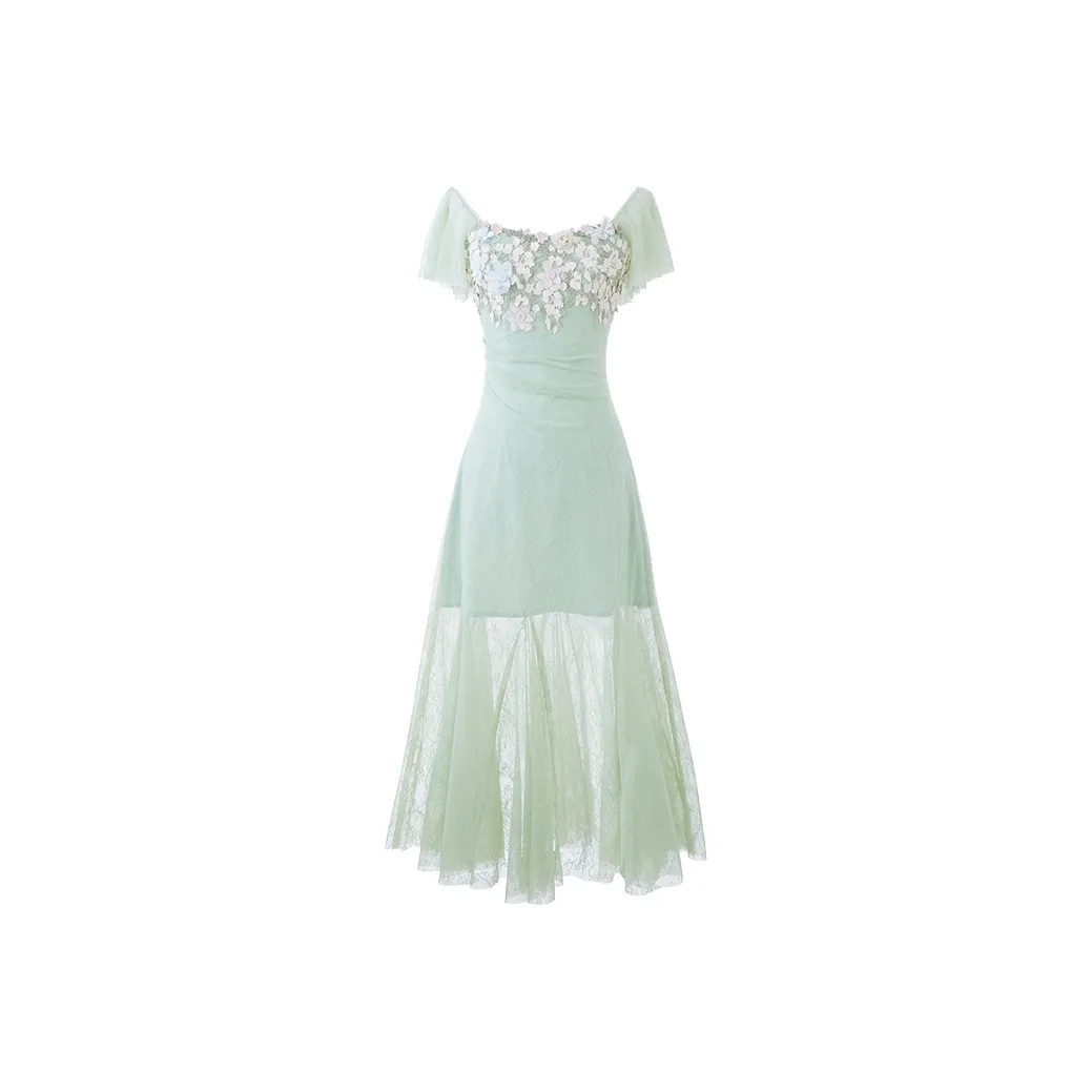 Blovelan Короткий рукав Платье Женское