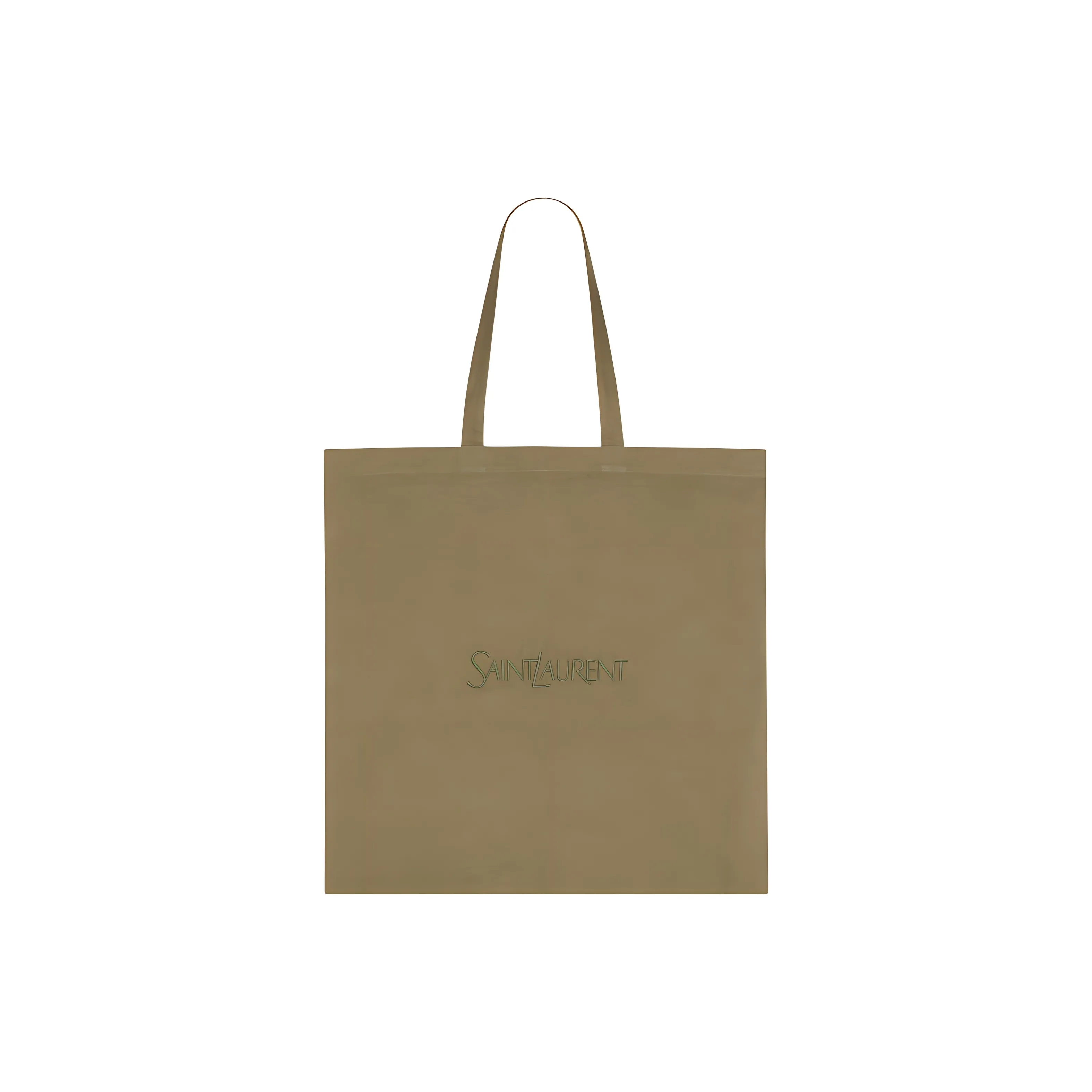 SAINT LAURENT Хлопок Тоут Сумка Сумка Сумка через плечо Экстра-большая Женская Хаки