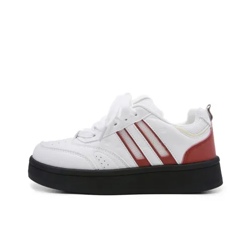 The New Age Family Кроссовки для скейтбординга Low Top Белые и красные Женские