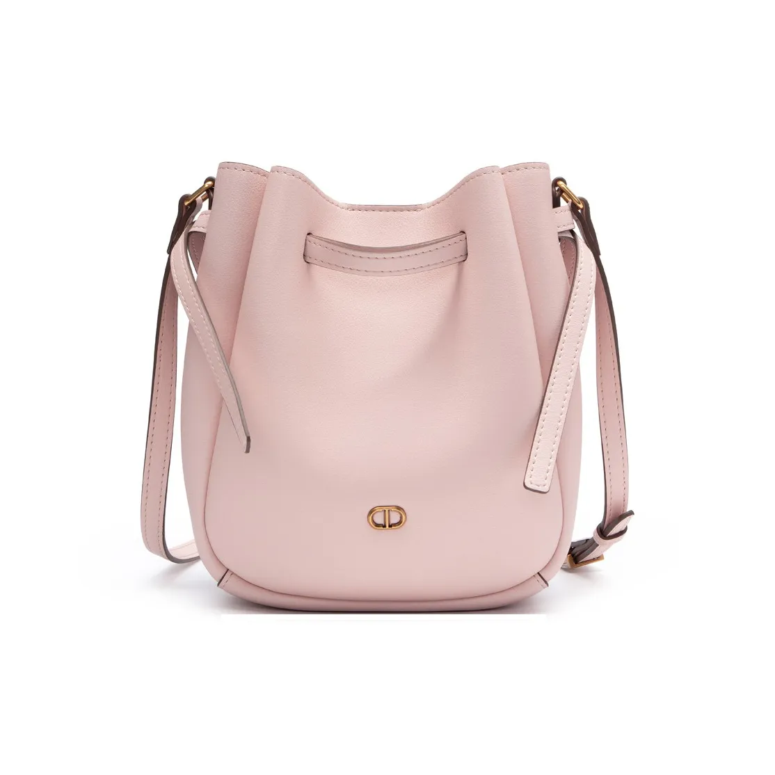 CHRISDIEN DENY Корова Кожа Ведрообразная Сумка Плечевая Сумка Стандартная Женская Розовая Серый Синий Кофейный Черный