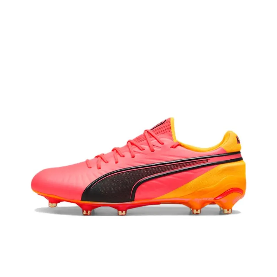 PUMA King Ultimate Soccer Shoes Unisex Coral Red
