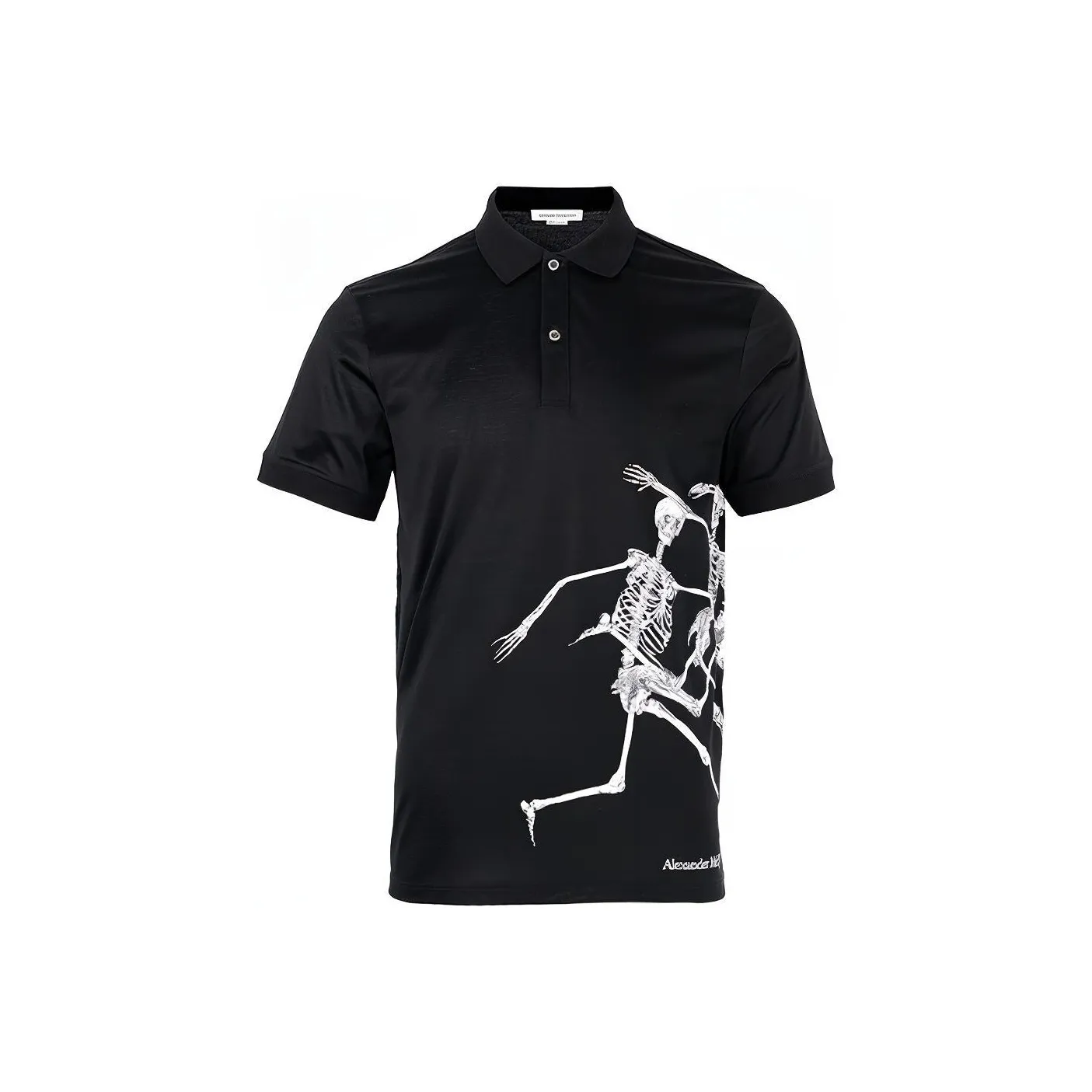 Alexander McQueen Мужское черное поло