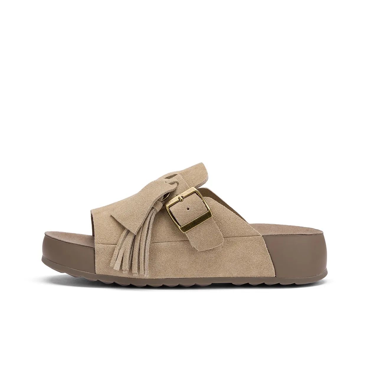 Hotwind Pinecone Grey Series Quiet Slide Slippers Women's