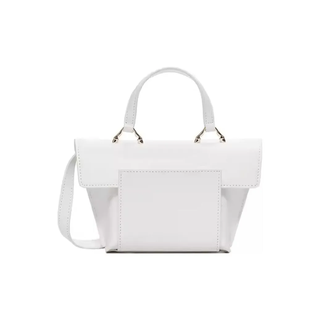 Azzurra Gronchi Сумка через плечо из коровьей кожи маленькая сумка белый цвет