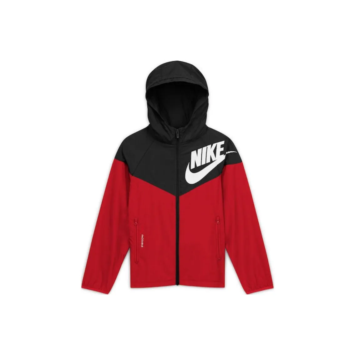 nike Детская одежда Sportswear WINDRUNNER Куртки Пальто Университетский красный Детский