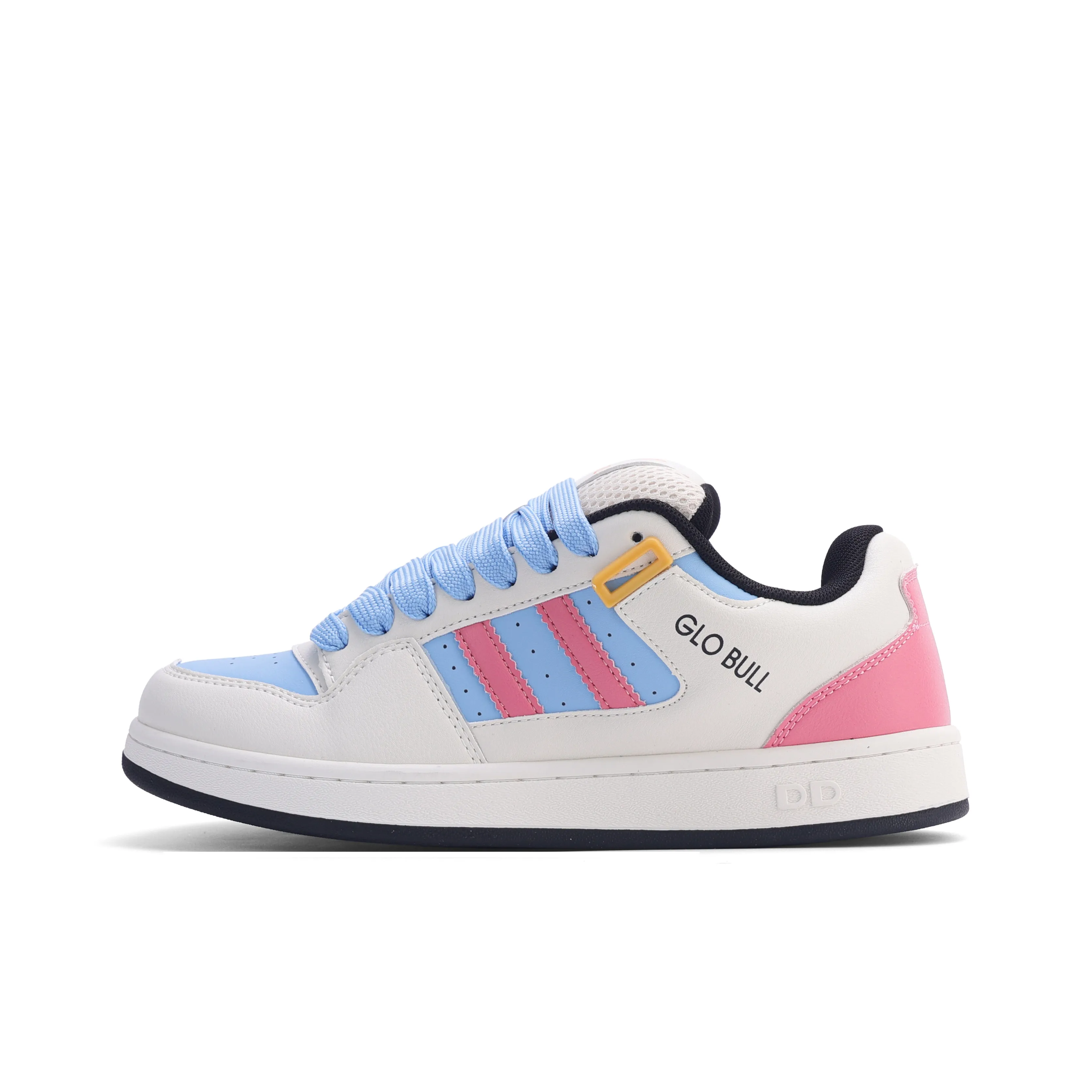 GLO BULL Skateboard Shoes Unisex Low top Beige Blue Pink