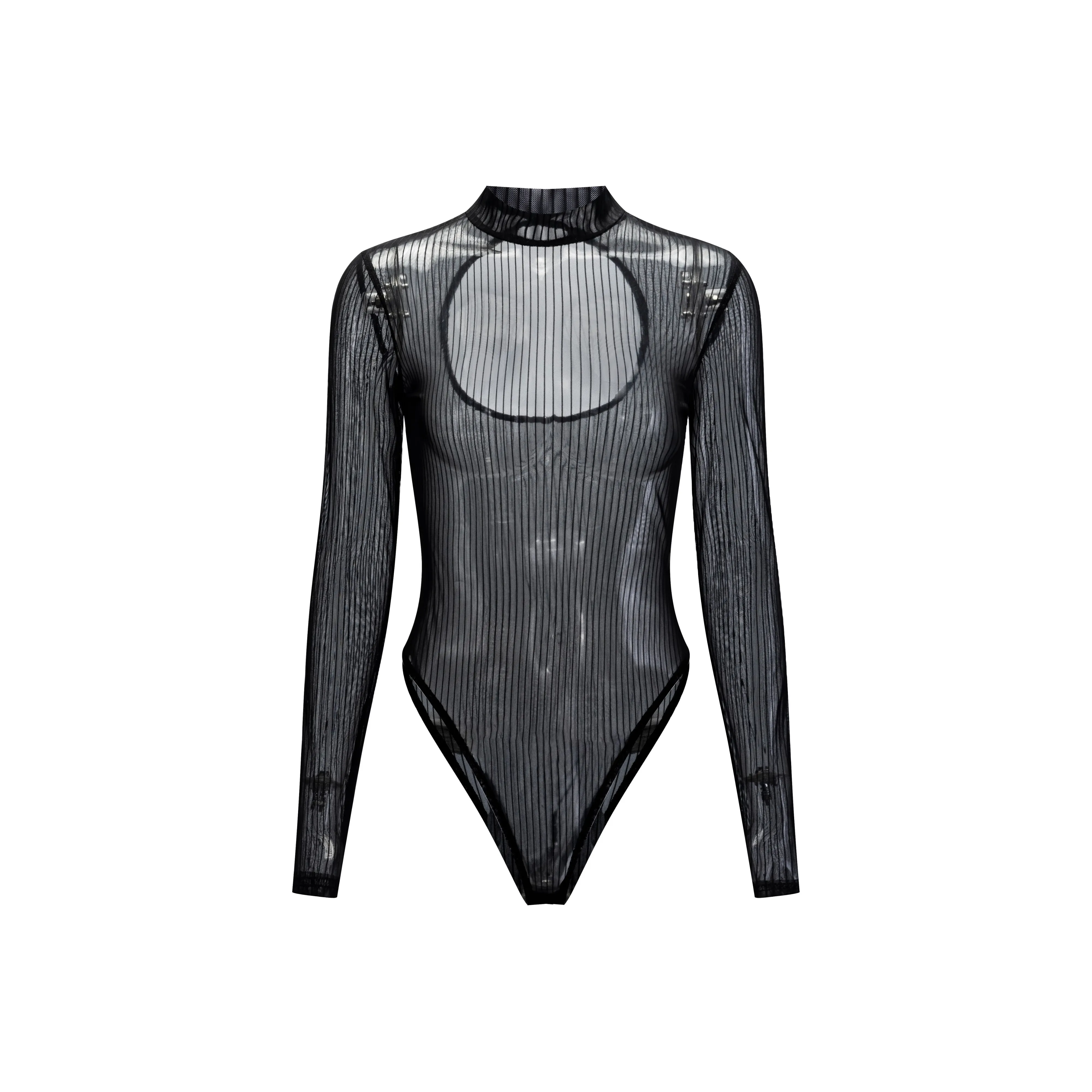 Sad Dog Bodysuits Women's Black