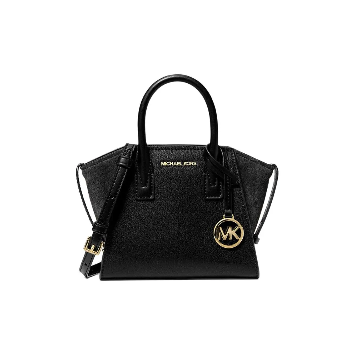 MICHAEL KORS Avril Коровья кожа Через плечо Одно плечо Сумка Женская Черная