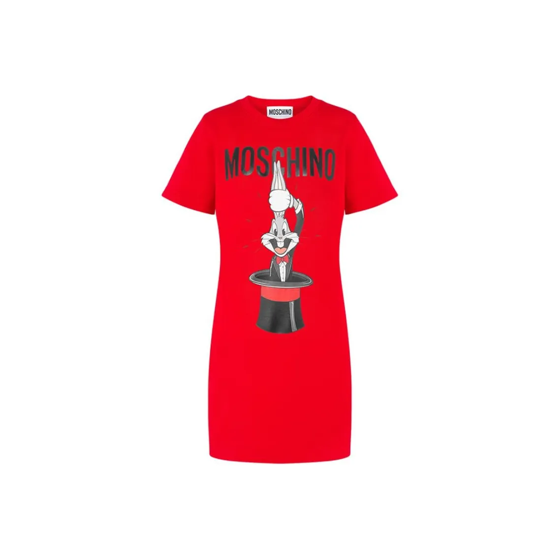 MOSCHINO x TUBAGE LIANMINGKUAN Короткое платье с короткими рукавами женское