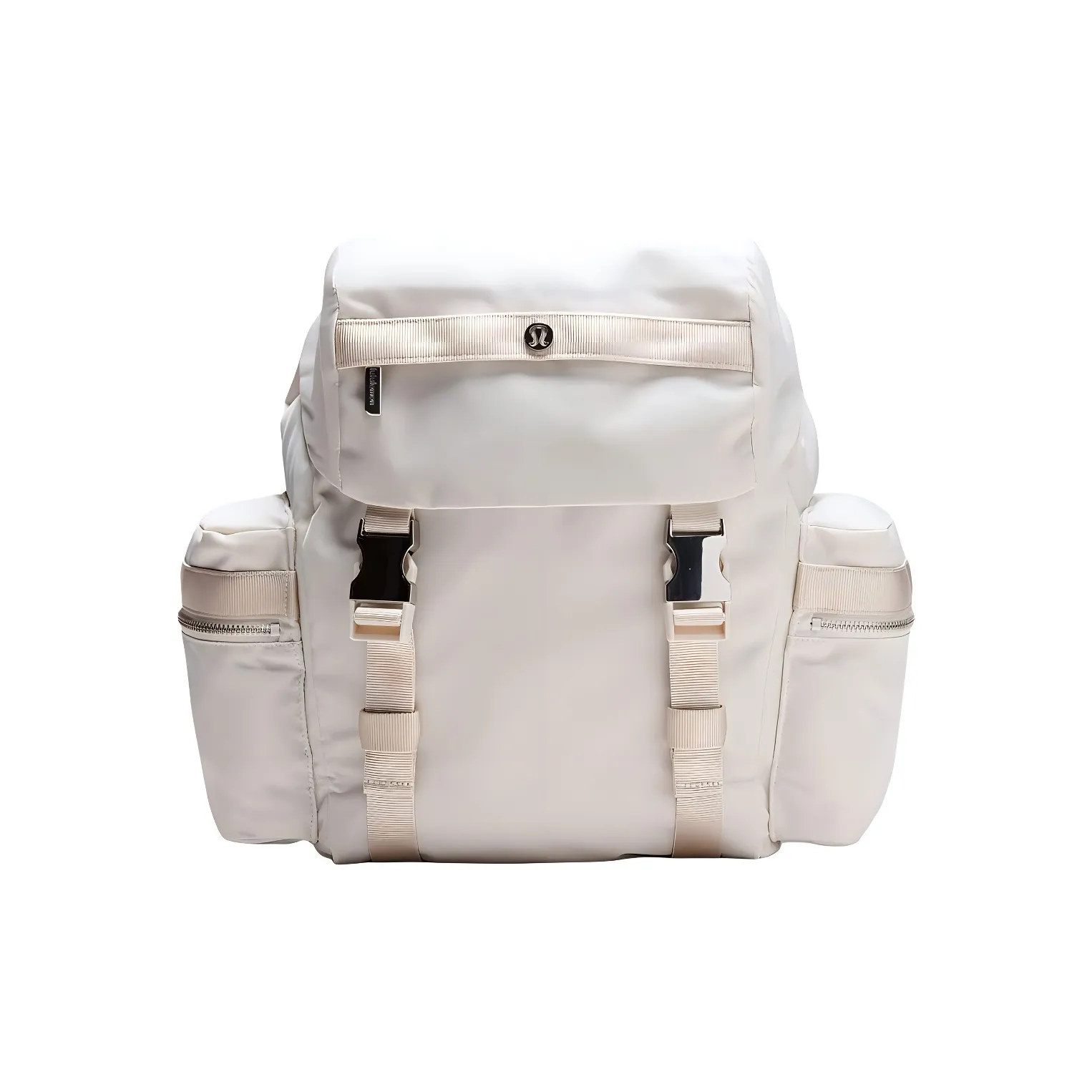 Lululemon Nylon Backpack Mini Unisex Bone Silver