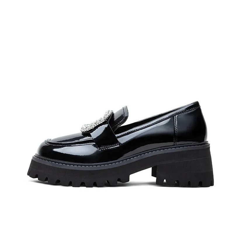TOP GLORIA Loafers Women's Black