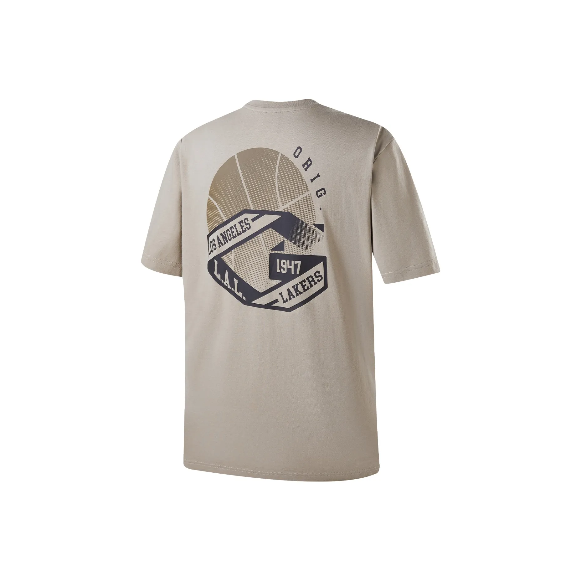 NBA Los Angeles Lakers T-Shirt Унисекс Хаки