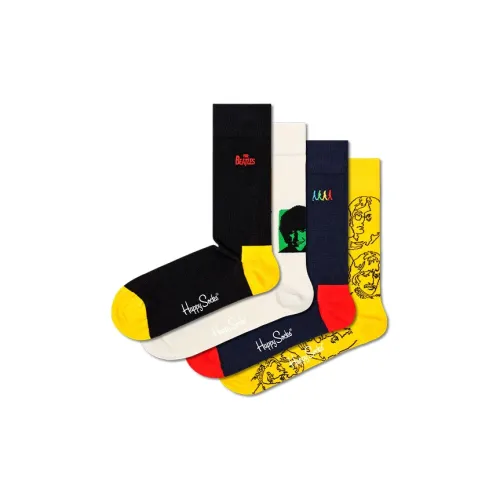 Happy Socks The Beatles 4 шт Женские носки до икры MID