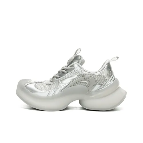 Ouder Беговые кроссовки Low Top Серебряные Унисекс