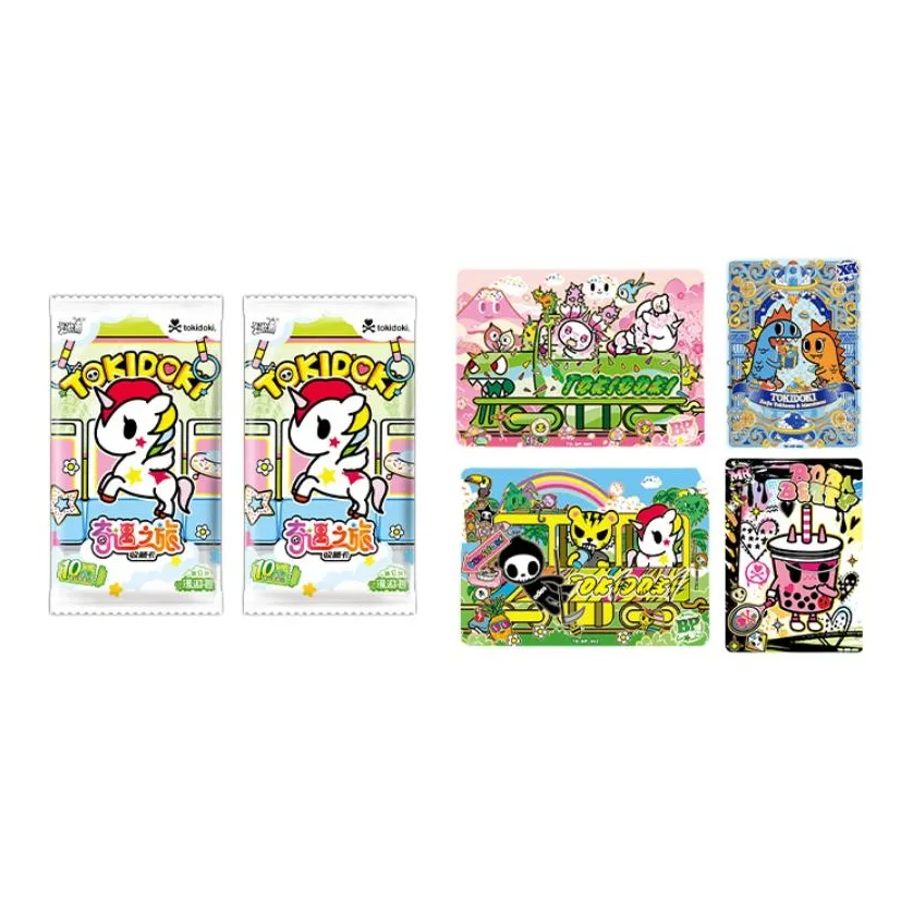KAYOU x Tokidoki Единорог Adventure Journey Collection Card Roaming Сумка First Release IP Аниме Карточки 2 шт