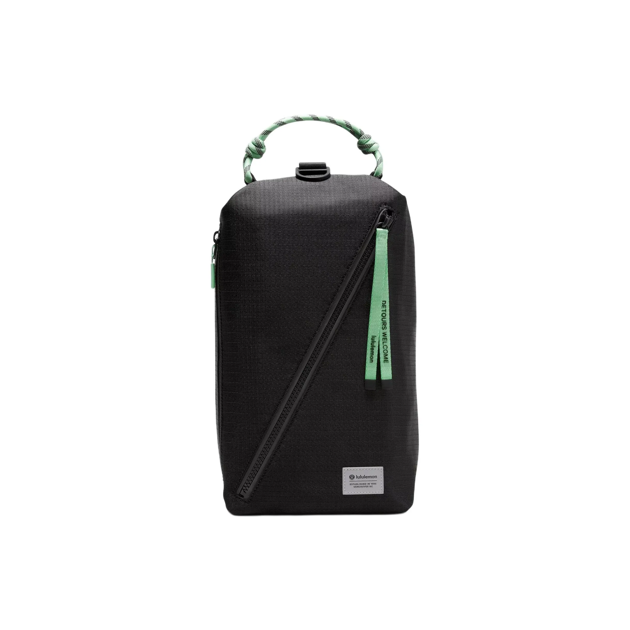 Lululemon Color Block One Shoulder Crossbody Backpack Women's Black