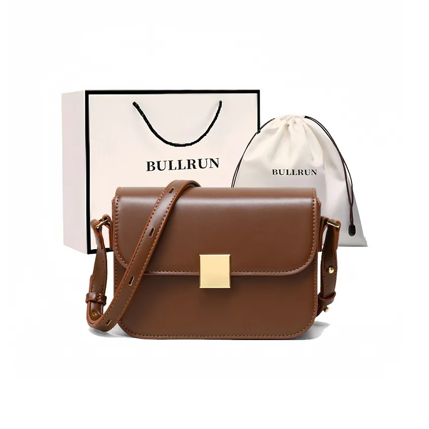 Bullrun Сумка через плечо из коровьей кожи женский мокко