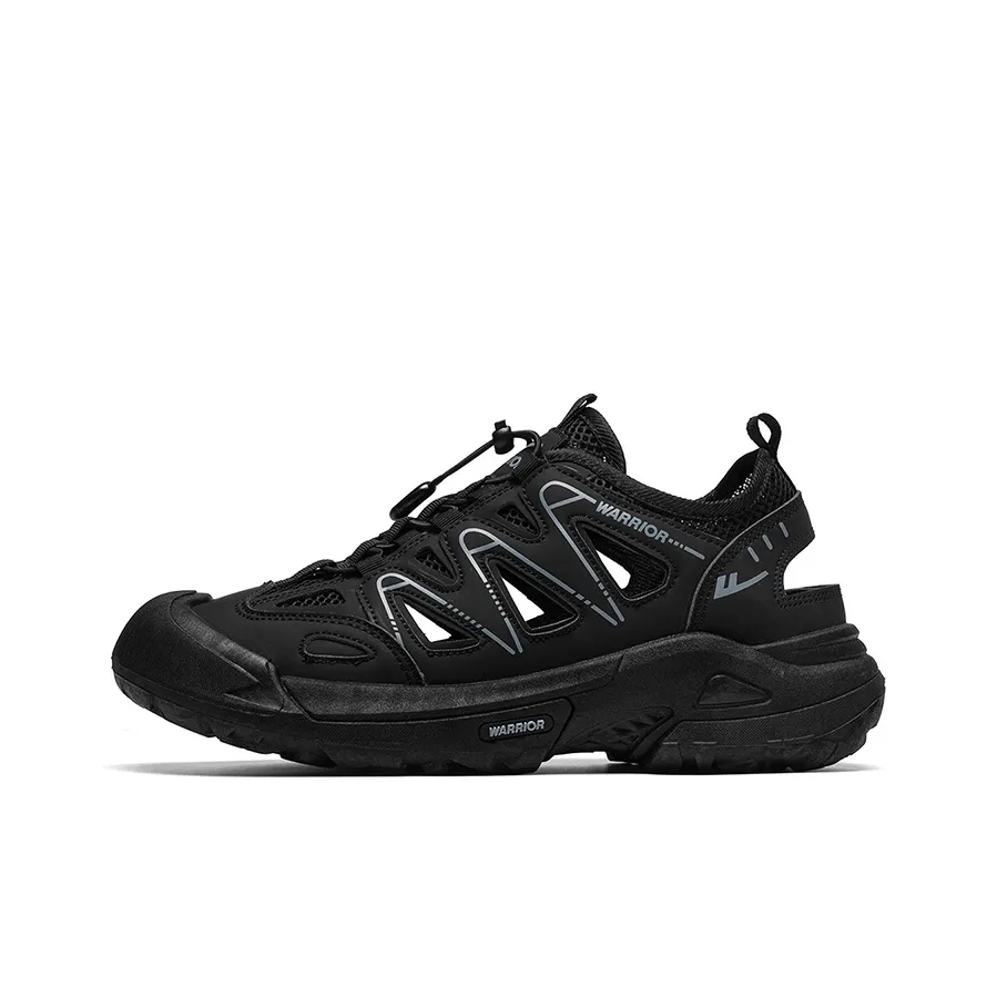 Warrior Slip-Resistant Дышащий Увеличение Высоты Устойчивый к Износу Легкий Обувь для Горы Мужской Черный