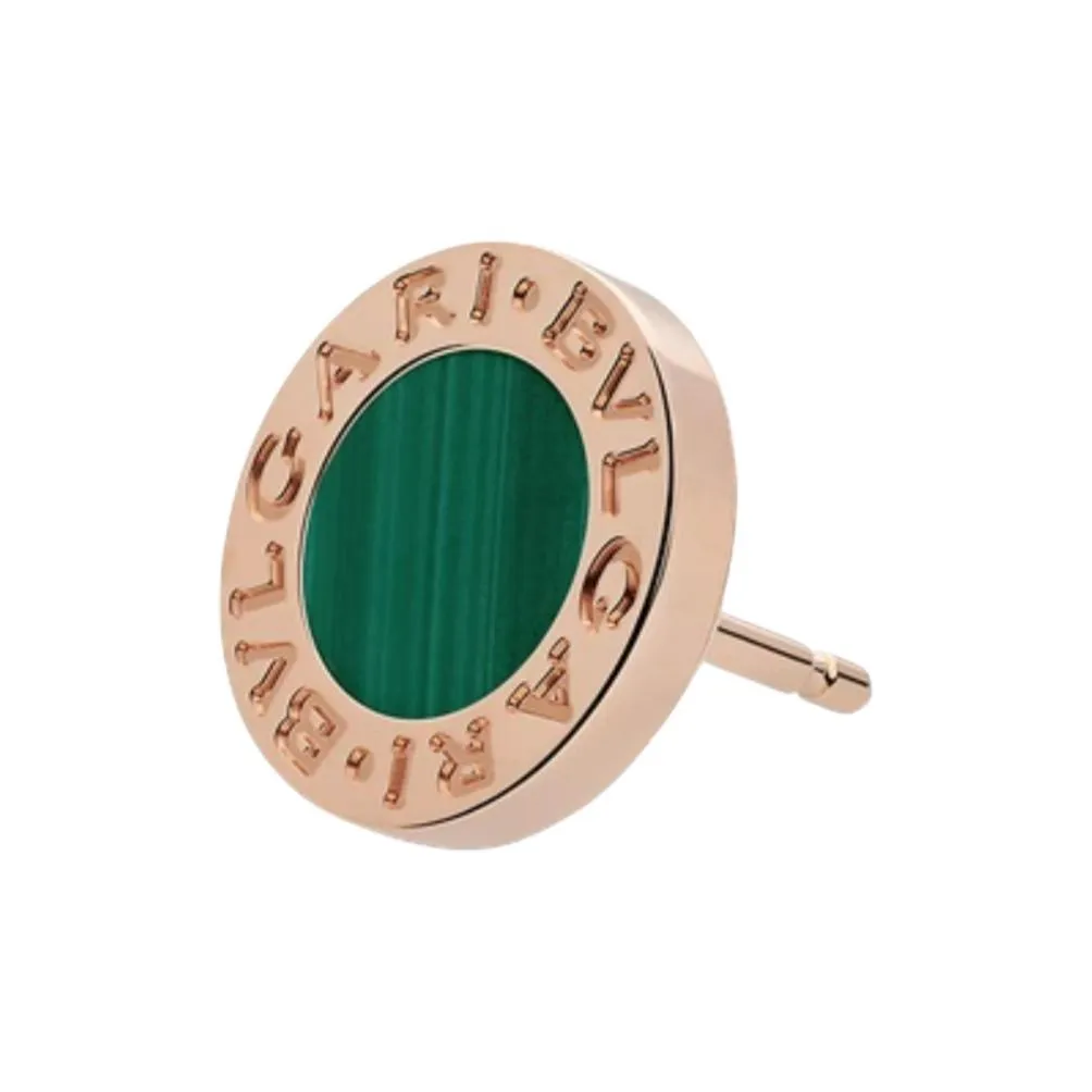 BVLGARI 18K Rose Gold Earrings Women's