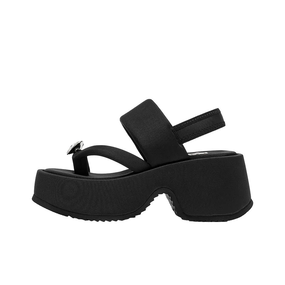 LOMOQUEEN Пляжные сандалии Женские Премиум Черные