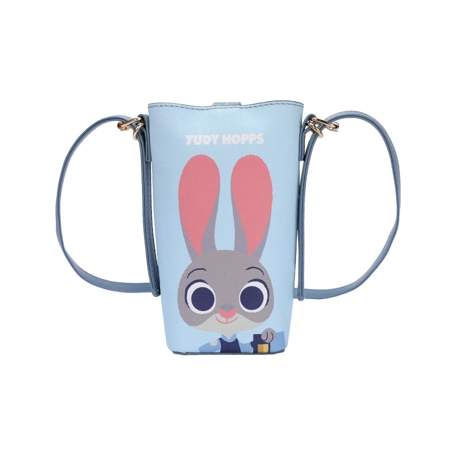 MESUCA Disney Collection Микрофибра Синтетическая Кожа Один Плечевой Через Плечо Чехол для Телефона Маленький Женский Многоцветный