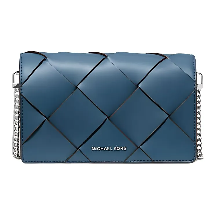 MICHAEL KORS Jet Set Кожа Сумка через плечо Средняя Женская Синяя