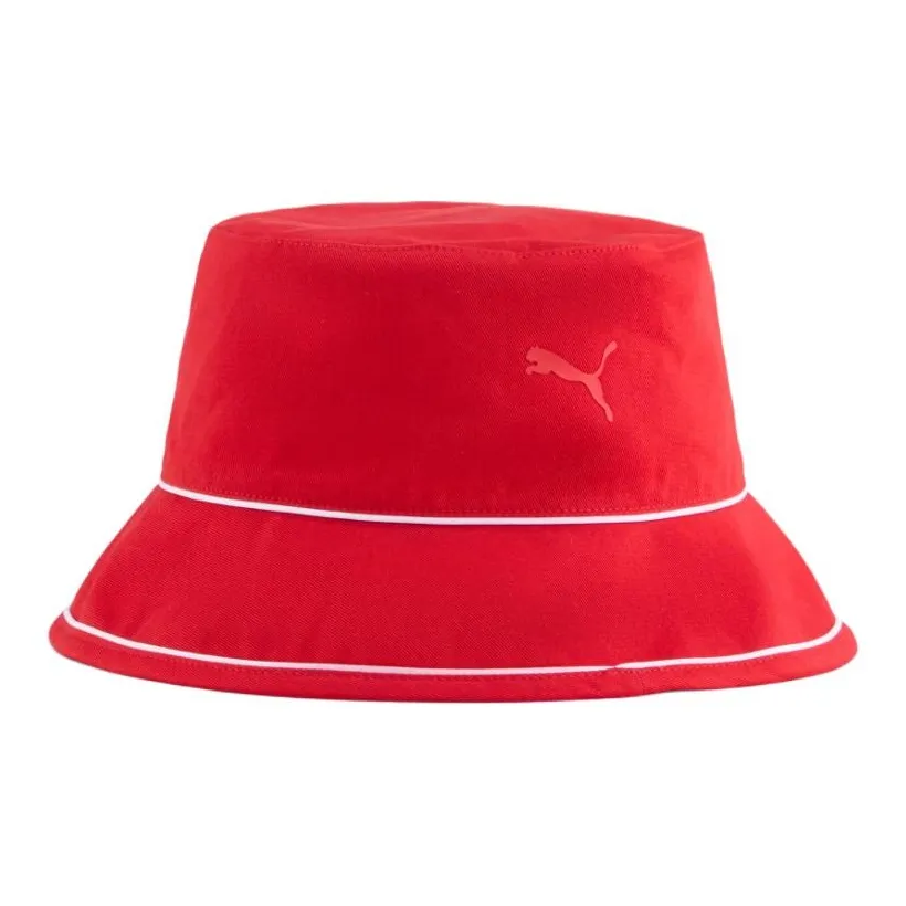 PUMA x FERRARI Полиэстер Cotton Bucket Hats Унисекс Красный