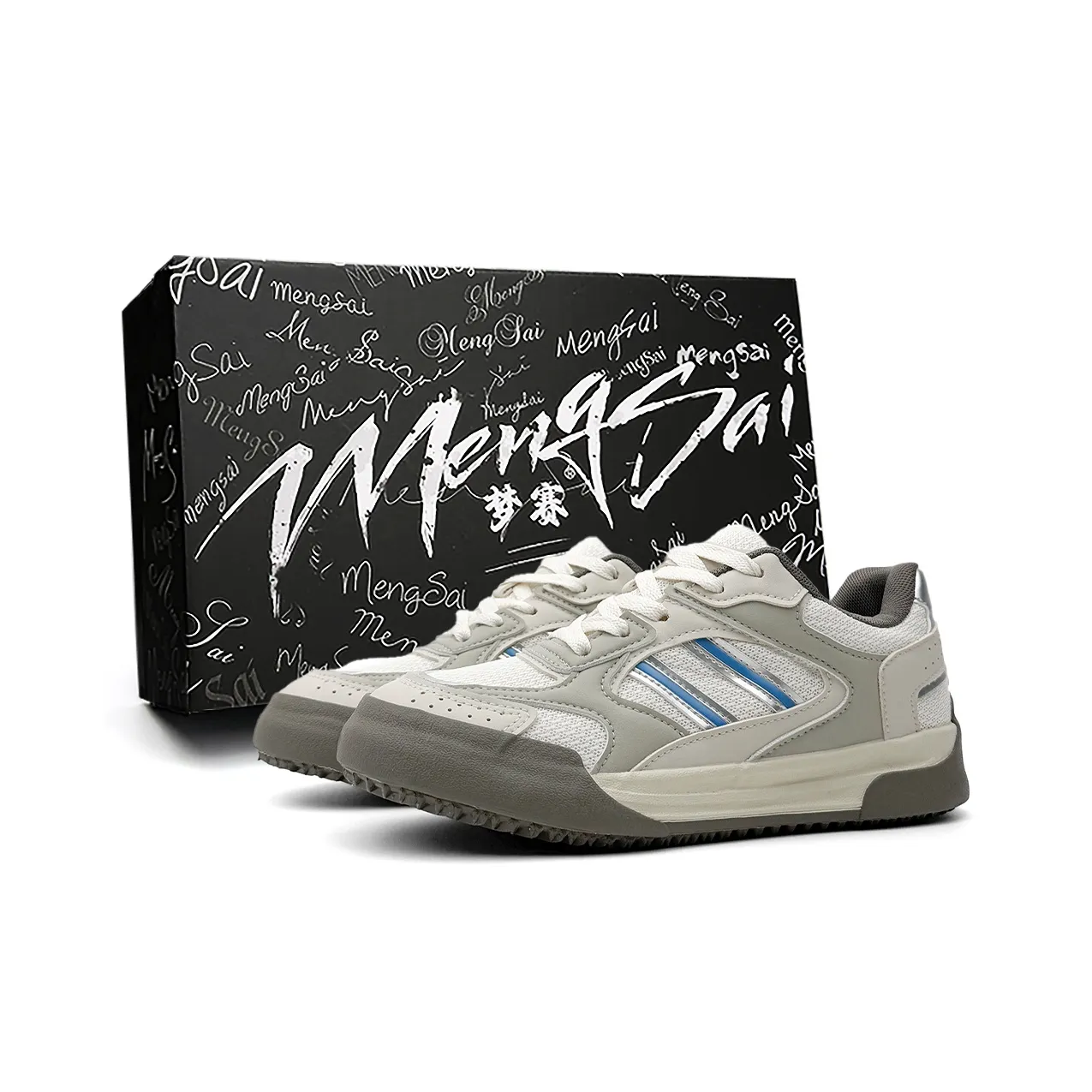 Mengsai Амортизация Износостойкие Низкие Кроссовки для Скейтбординга Женские Осветляющий Синий