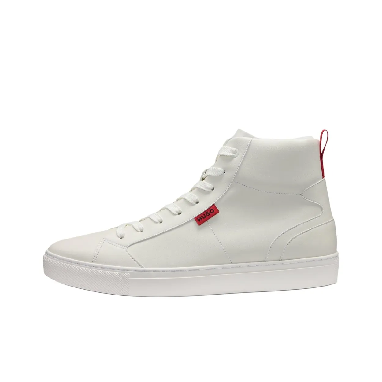 Hugo Boss High Топ Скейтборд Кроссовки Мужские Белые