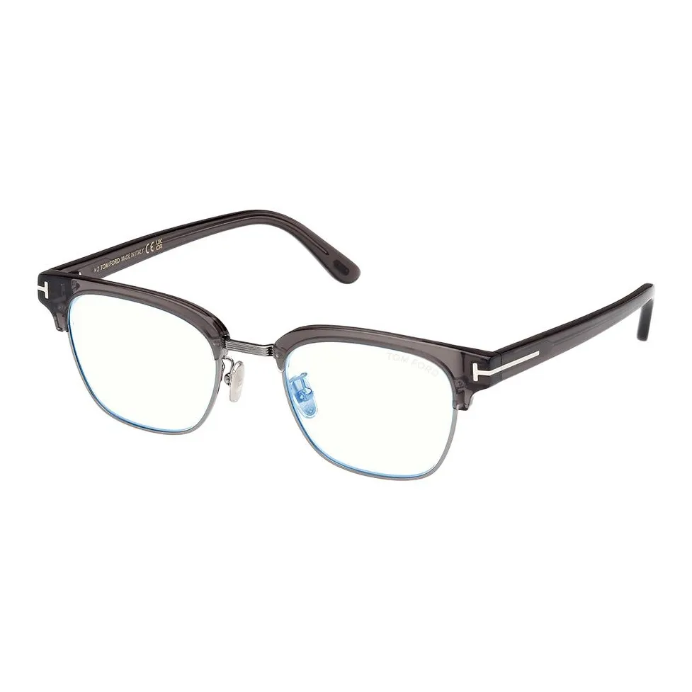 TF Пластина And Металл Оправа «брови» Оправы для очков Унисекс Серый