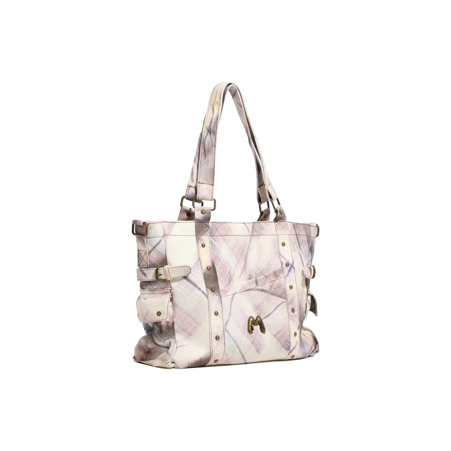 LINLIYOUMAO Сумка Tote из синтетической кожи сумка через плечо большая женская Tie Dye градиент розовый