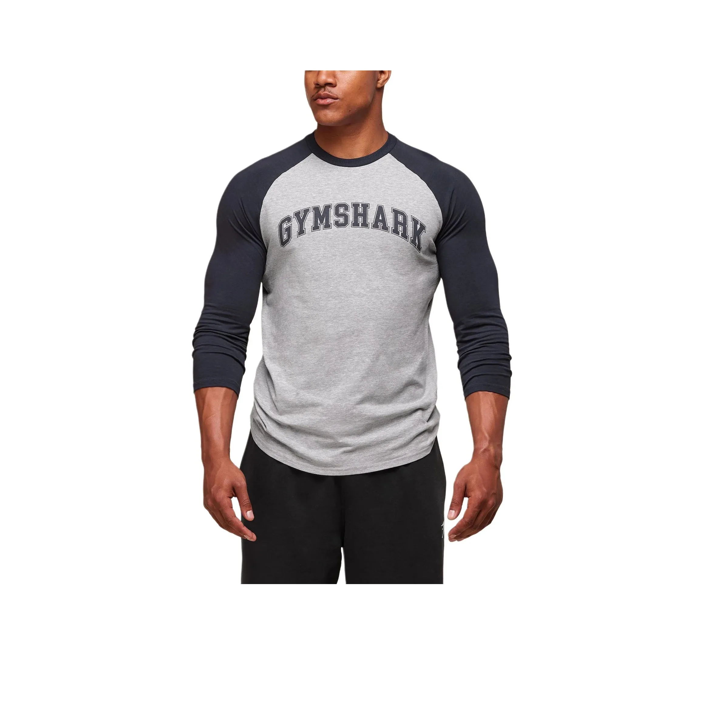 GYMSHARK GSLC Реглан с 3 4 рукавами T-рубашка Мужская