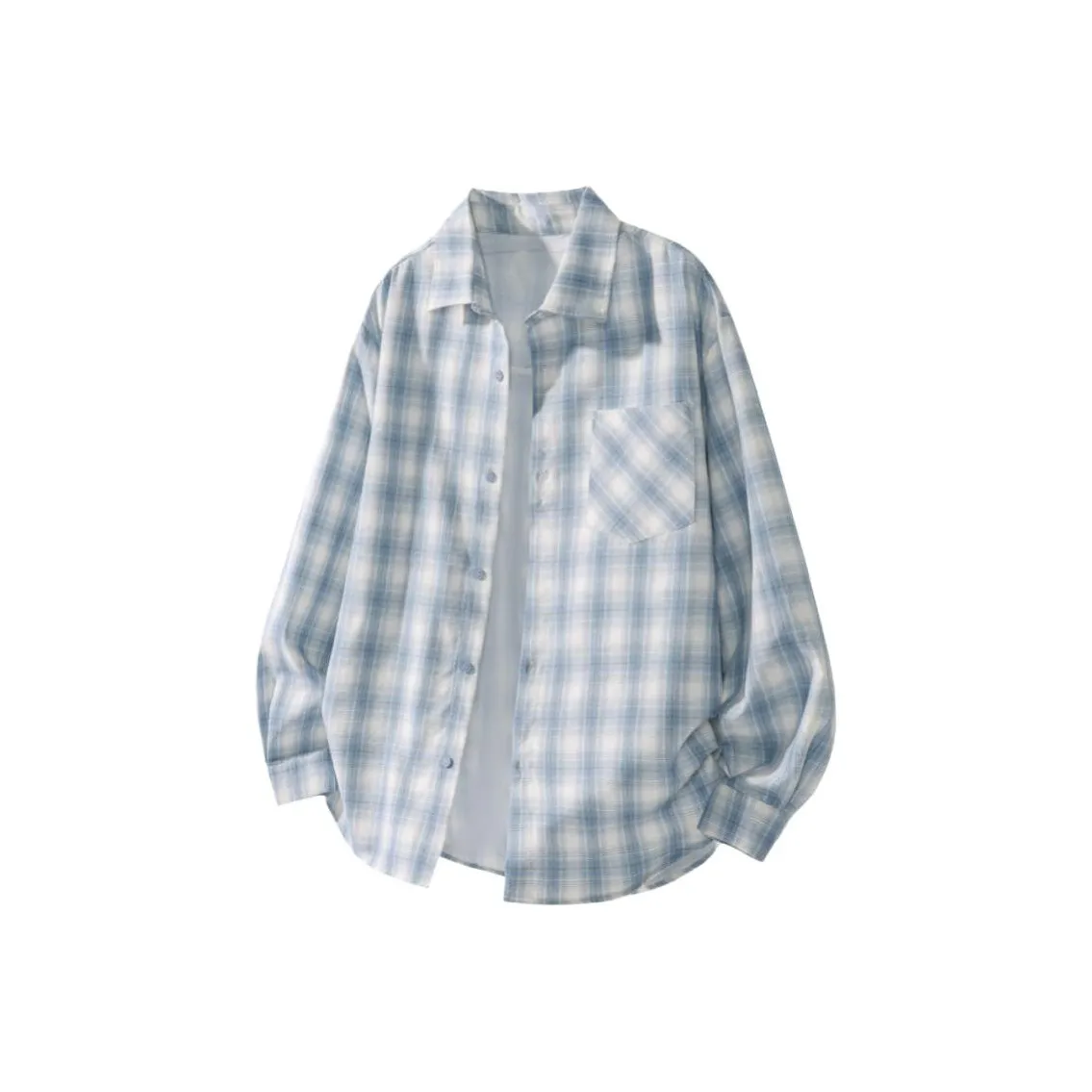 TESTUNG Синий Унисекс Рубашки