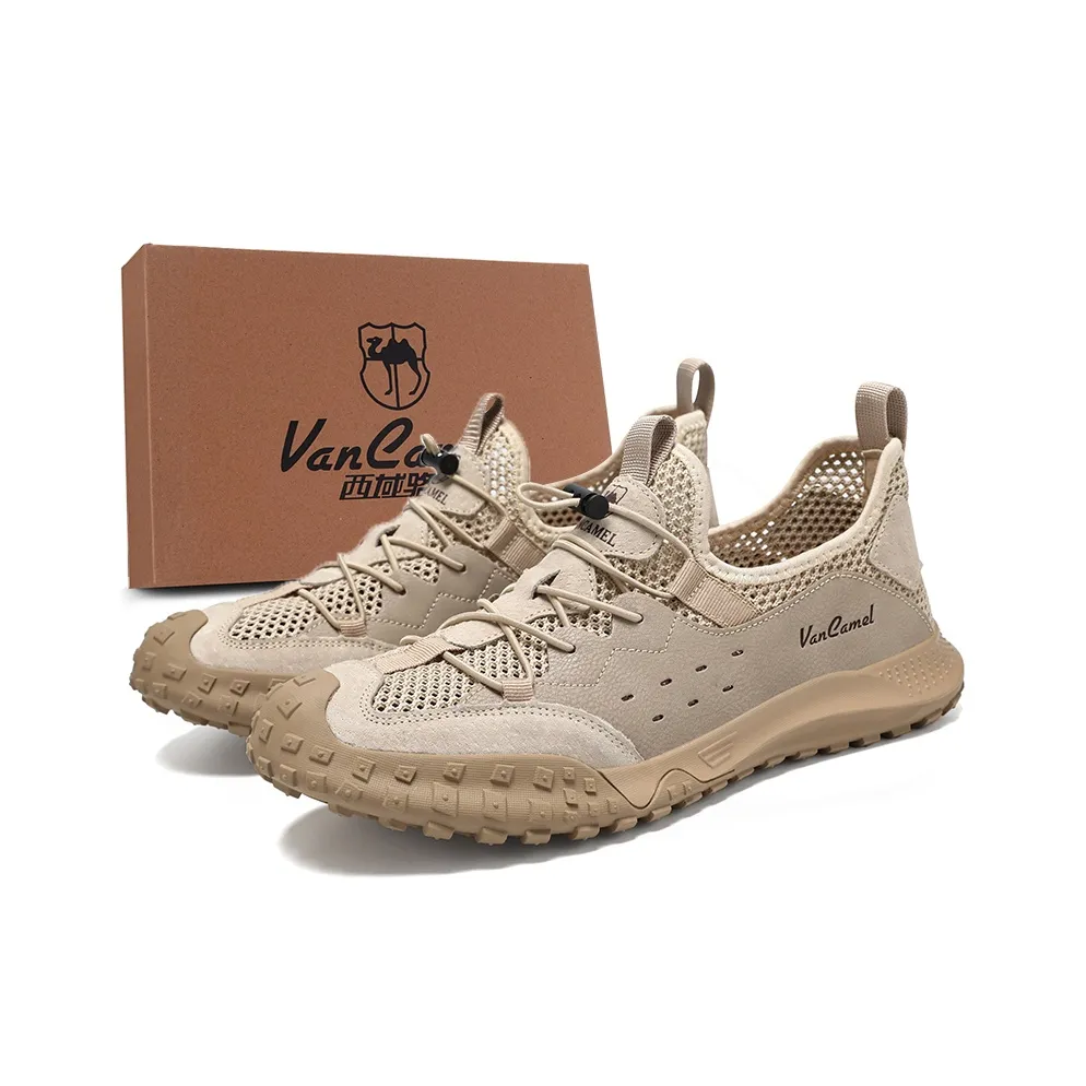 VanCamel Аbrasion Resistant Lightweight Breathable Quick Dry Slip Resistant Low Top Hiking Shoes Men's -> VanCamel Аbrasion Resistant Легкий Дышащий Быстросохнущий Противоскользящий Низкий Топ Походная Обувь Мужская