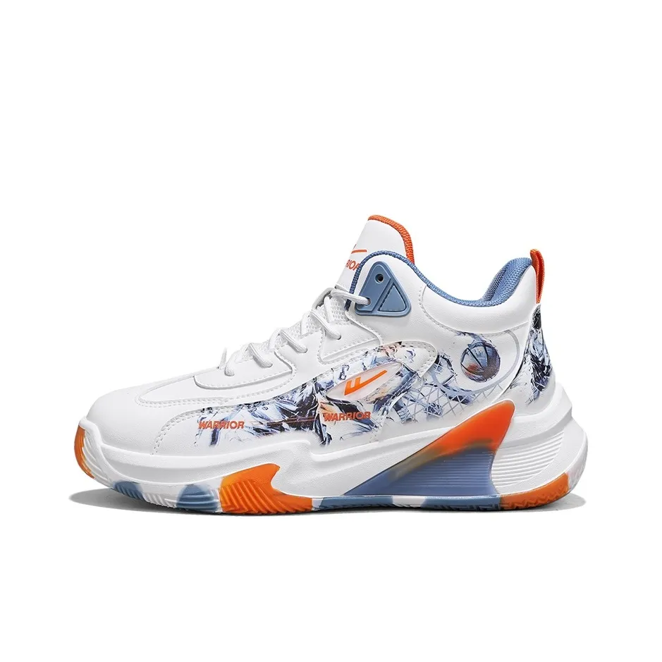 Warrior Баскетбольные кроссовки Low Топ Белый Синий Мужской