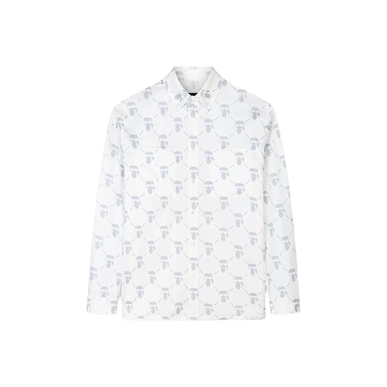 KARL LAGERFELD SS25 Рубашка Мужская Белая