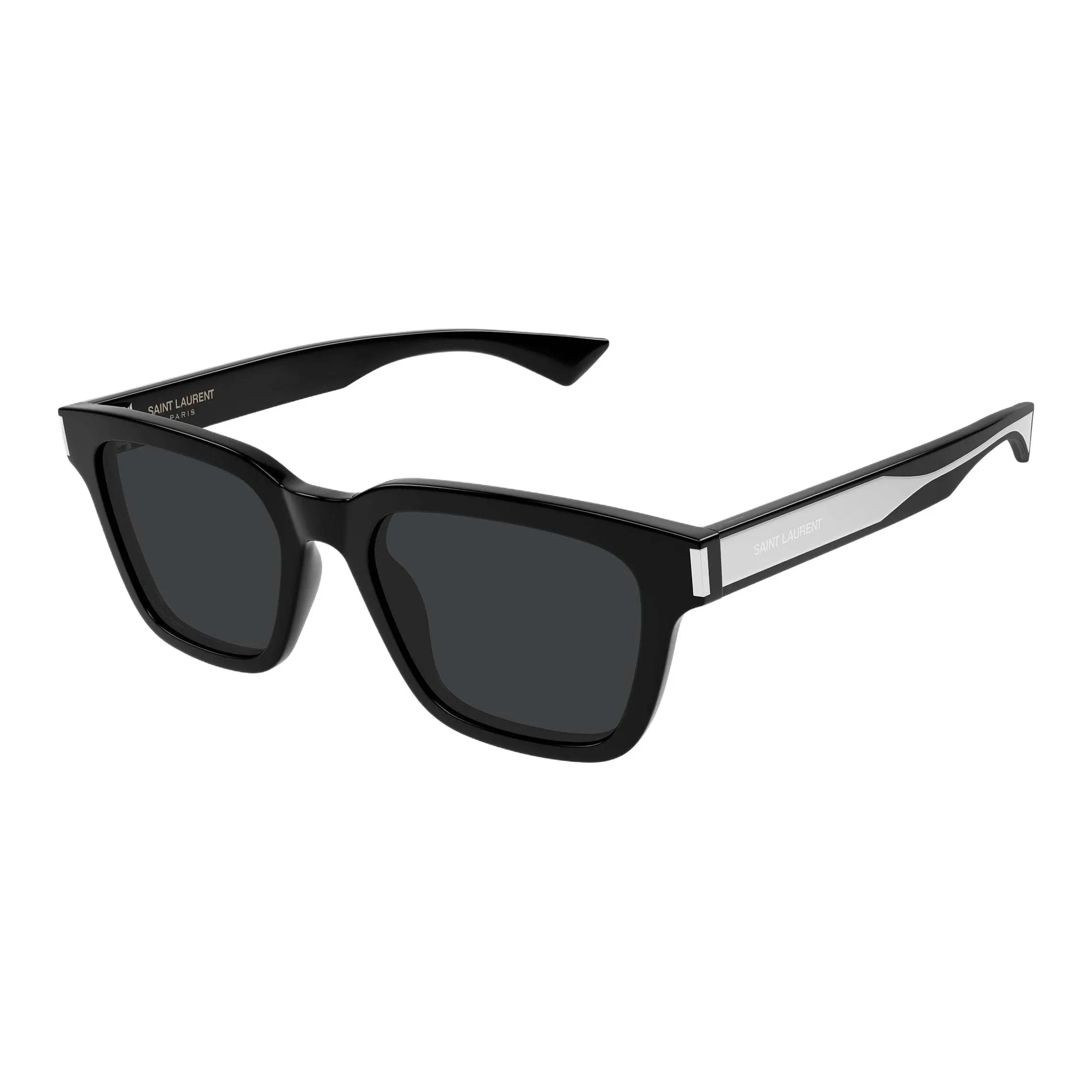 SAINT LAURENT Irregular Shape Sunglasses Unisex Black
