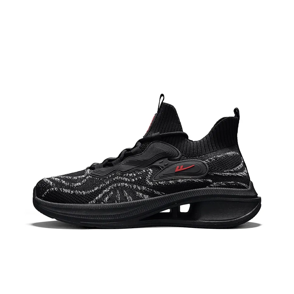 WARRIOR Running Shoes Men's Low Top Red