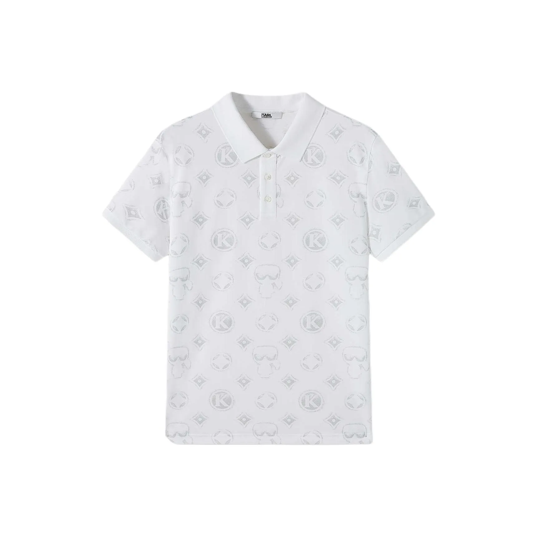 Karl Lagerfeld SS25 Поло Мужское Белое
