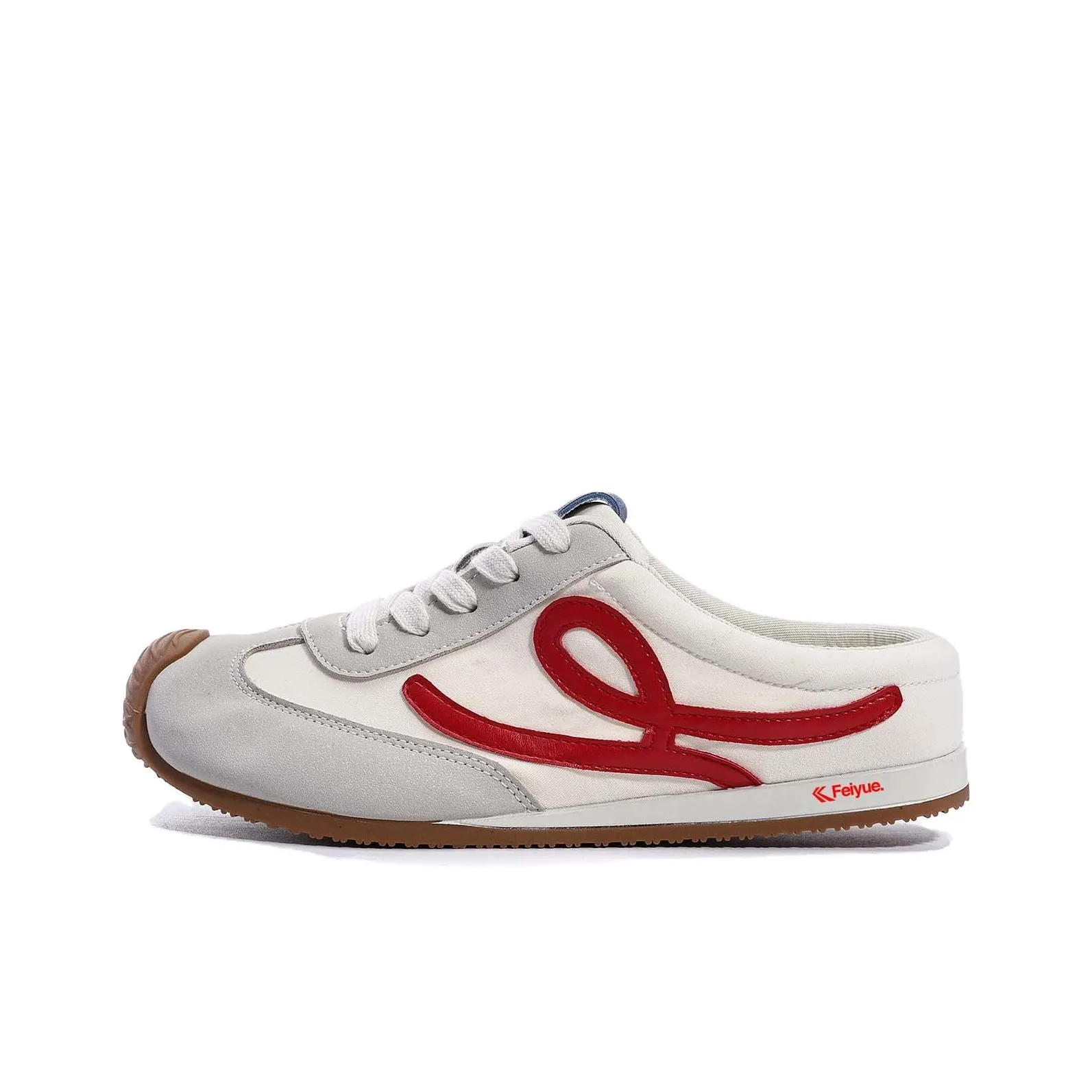 Feiyue Устойчивый к истиранию Быстросохнущий Домашние тапочки Женские Белые Красные