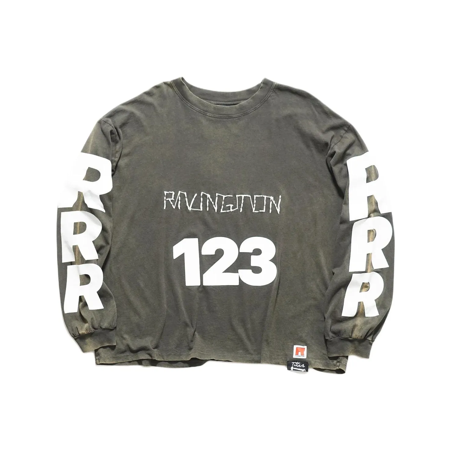 RRR 123 Механический Черный Мужская Рубашка T