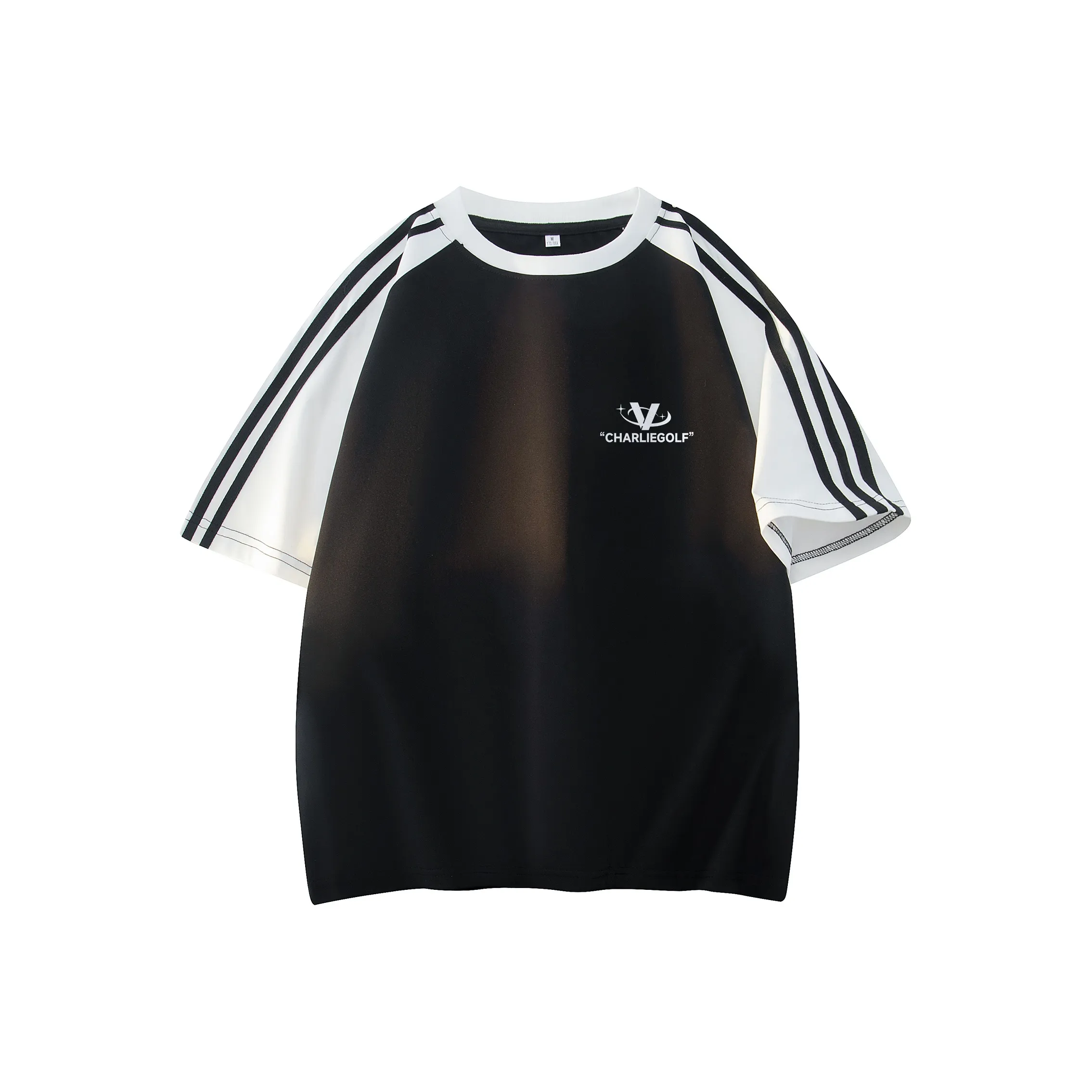 CHARLIE GOLF T-Shirt Унисекс Черный Белый