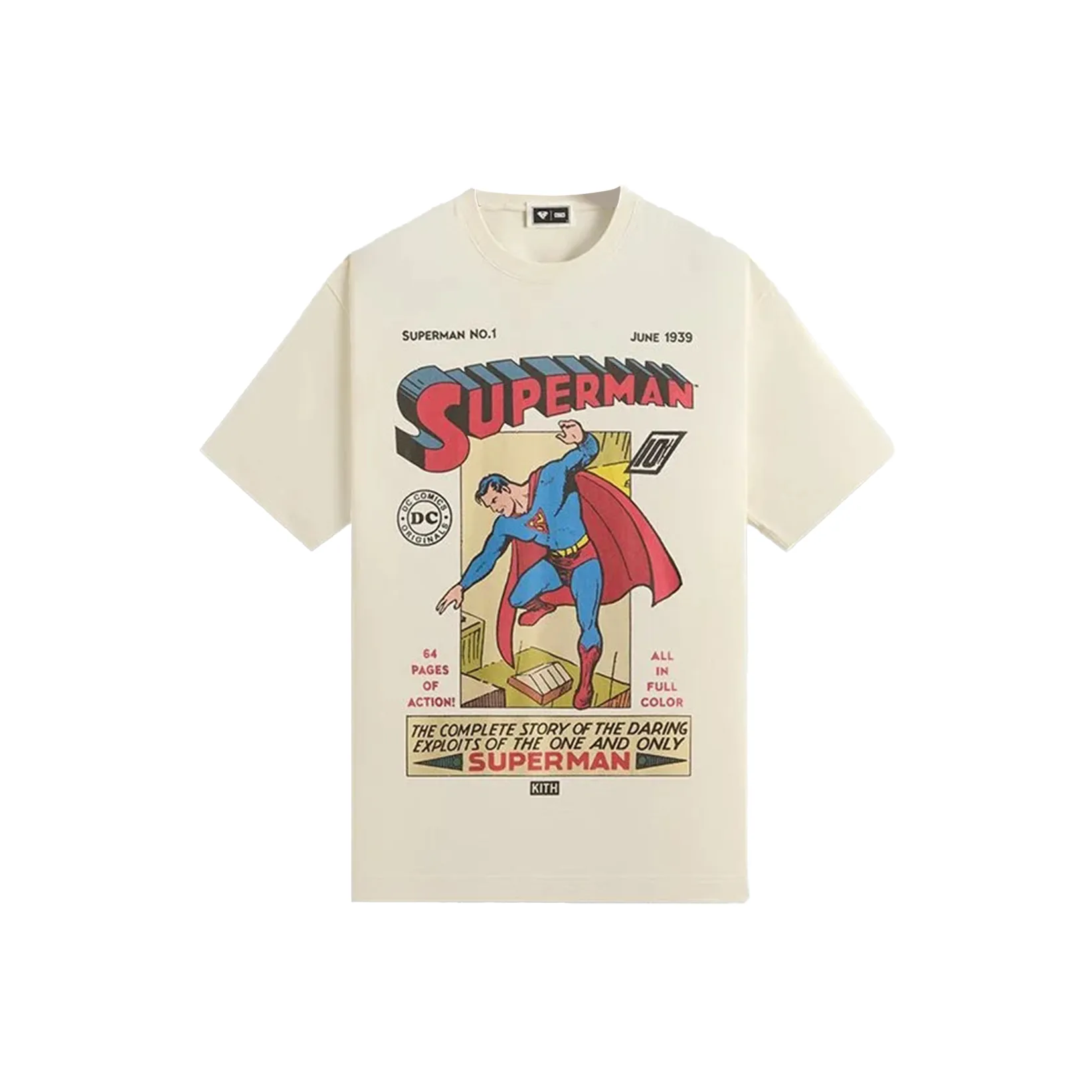 KITH x Супермен Monday Program Collection SS25 T-Shirt Unisex