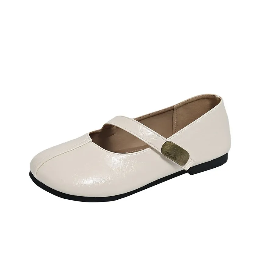 SUPEREDGE Грубый каблук Мэри Джейн туфли 1 см женские