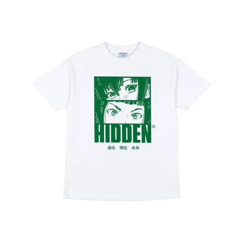 HIDDEN WOOO Белая Мужская Рубашка