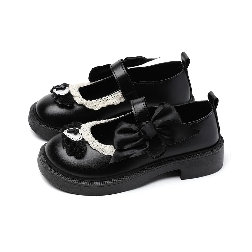 OLDDESIRE Квадратный каблук Туфли Мэри Джейн Женские Черные