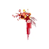 Yuxia Doorway 플라워-레드