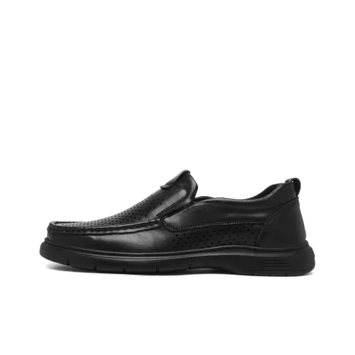 Shu family Мужские повседневные туфли Low Top Черные Мужские