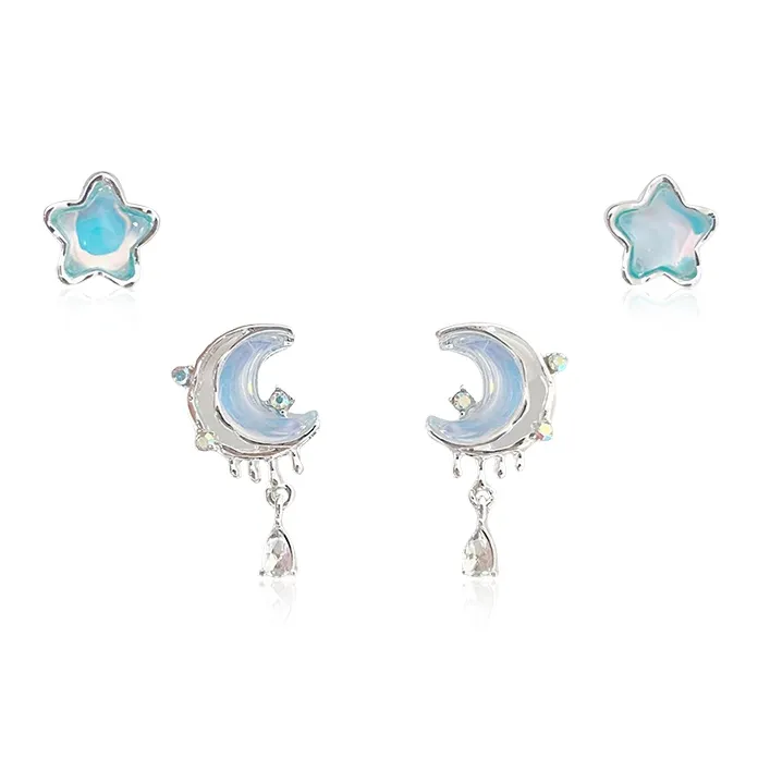 YOASOBI Серьги-гвоздики из стерлингового серебра 925 пробы женские